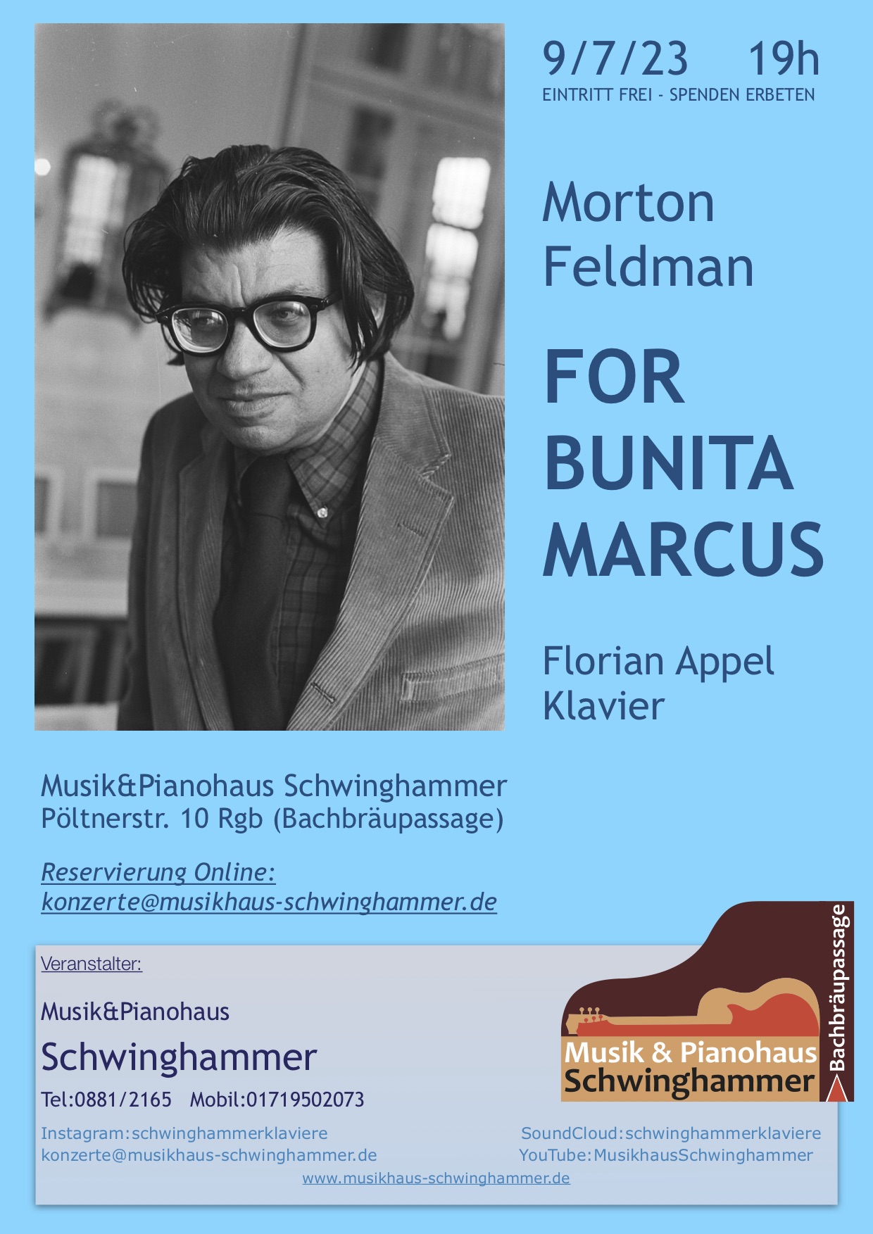 Florian_Appel_for_bunita_marcus_Plakat